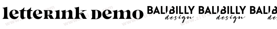 Letterink Demo字体转换